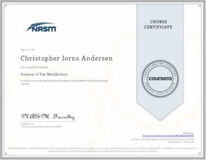 Science of Fat and Metabolism - NASM