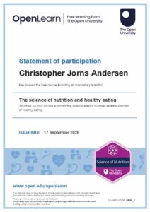 Science of Nutrition and Healthy Eating - Open University